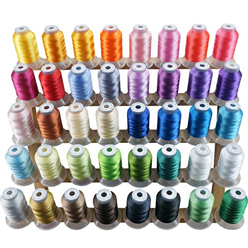 New brothread — 40-Color Polyester Embroidery Thread Kit