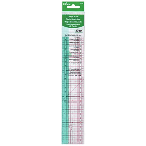 Clover Graph Ruler 7702 — 30 cm Placement Ruler