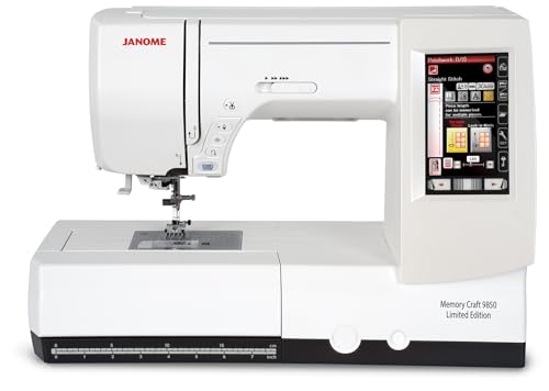 Janome Memory Craft 9850 Limited Edition Sewing and Embroidery Machine